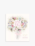 Woodmansterne 60th birthday card, imported from the UK