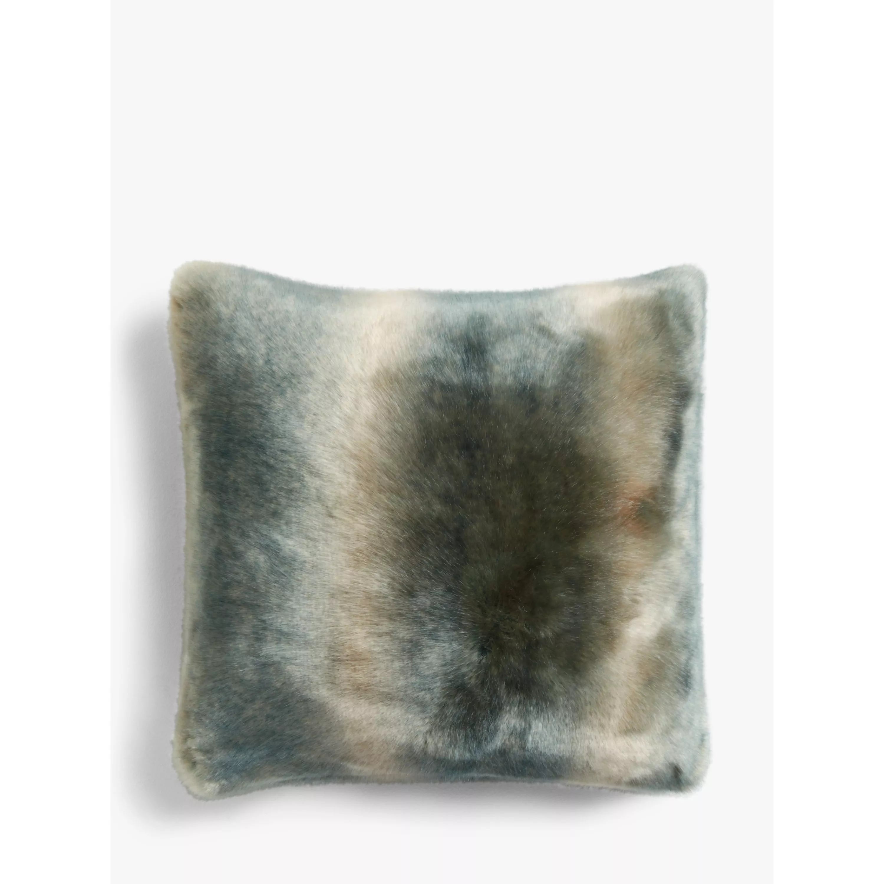 John Lewis faux fur cushion standard size - British product