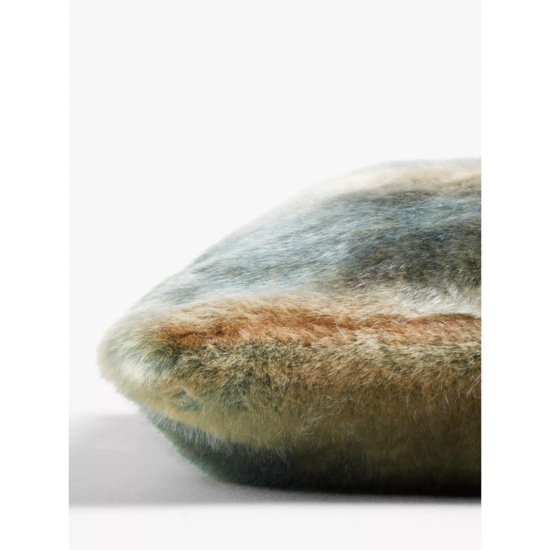 John Lewis faux fur cushion standard size - British product