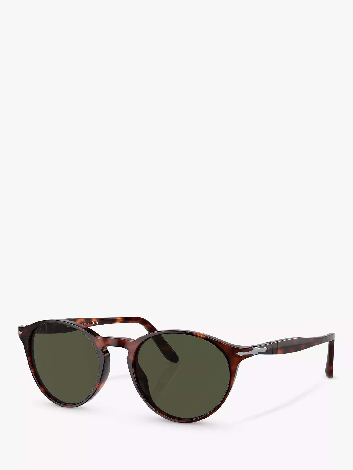 Persol oval sunglasses tortoise green lens 50mm (British brand)