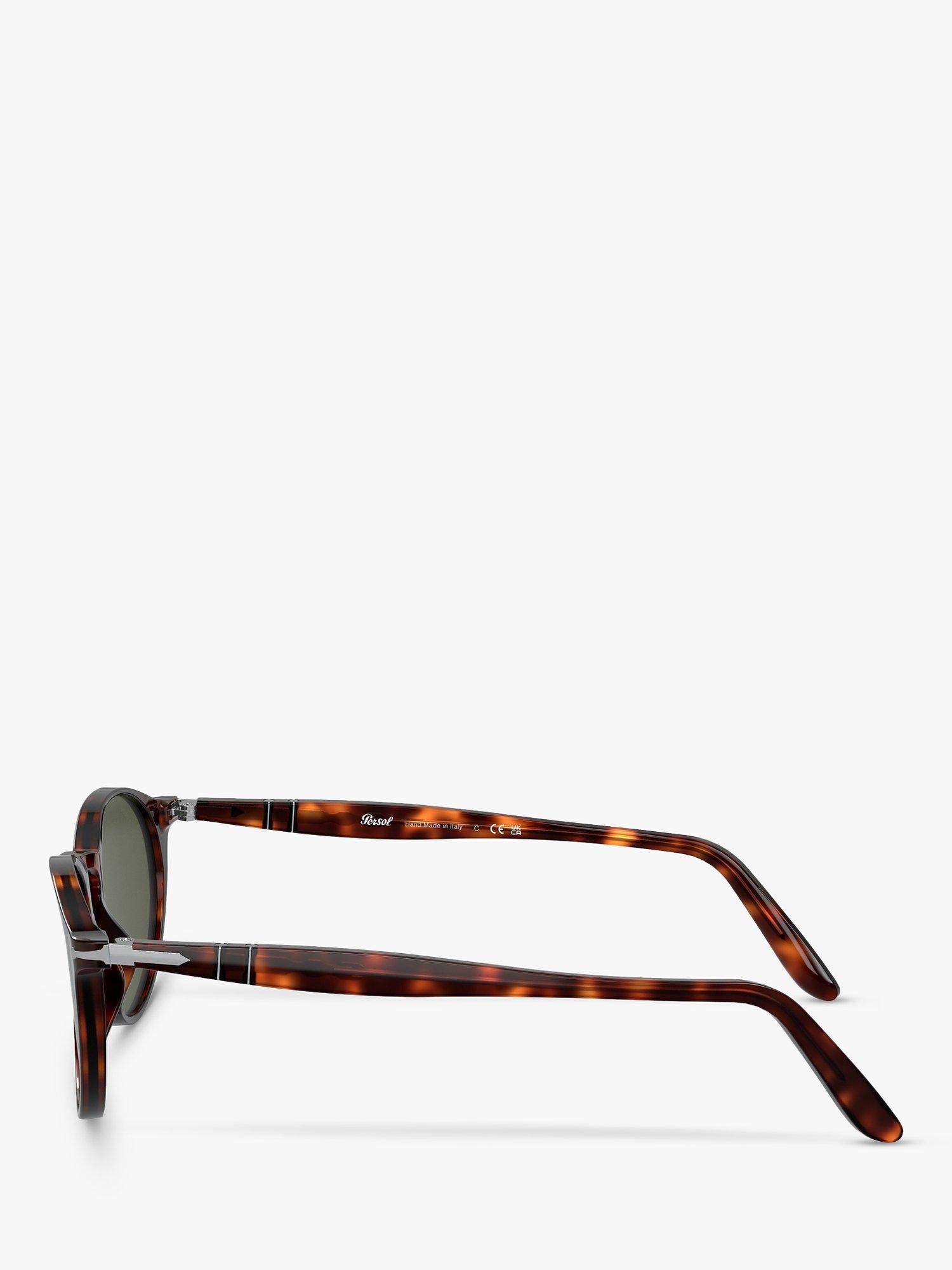 Persol oval sunglasses tortoise green lens 50mm (British brand)