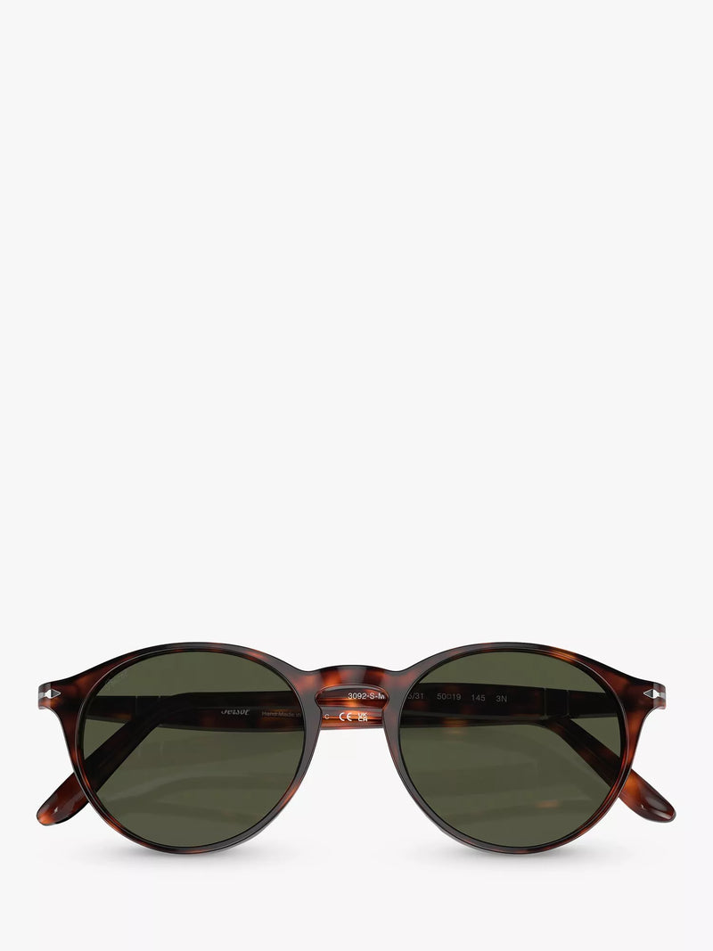 Persol oval sunglasses tortoise green lens 50mm (British brand)