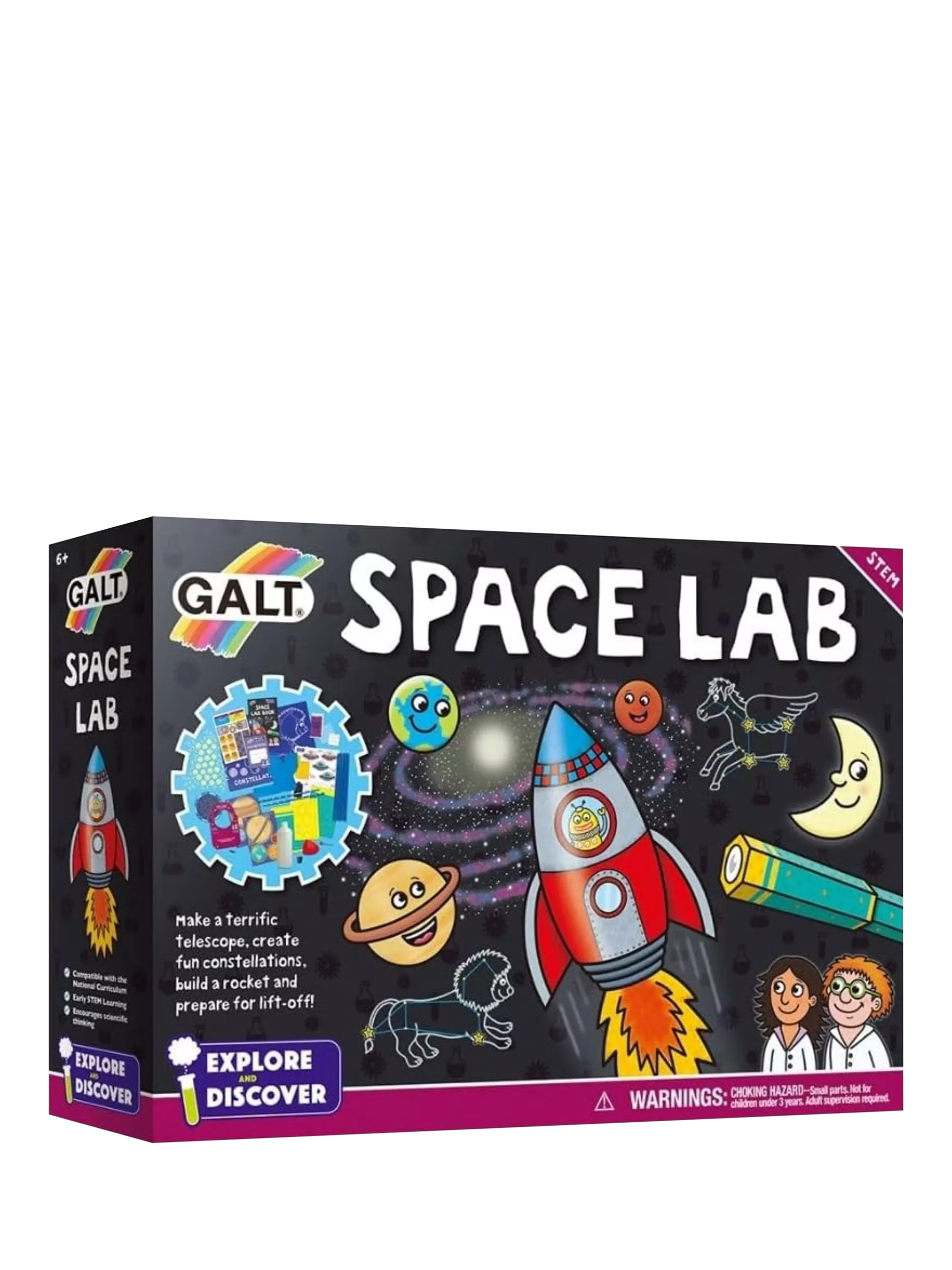 Galt Explore & Discover Space Lab STEM set for kids, UK version