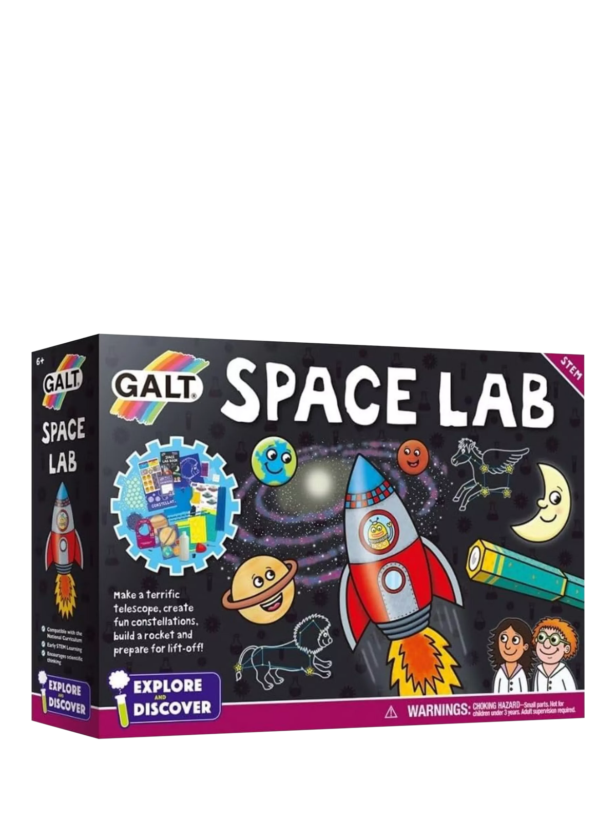 Galt Explore & Discover Space Lab STEM set for kids, UK version