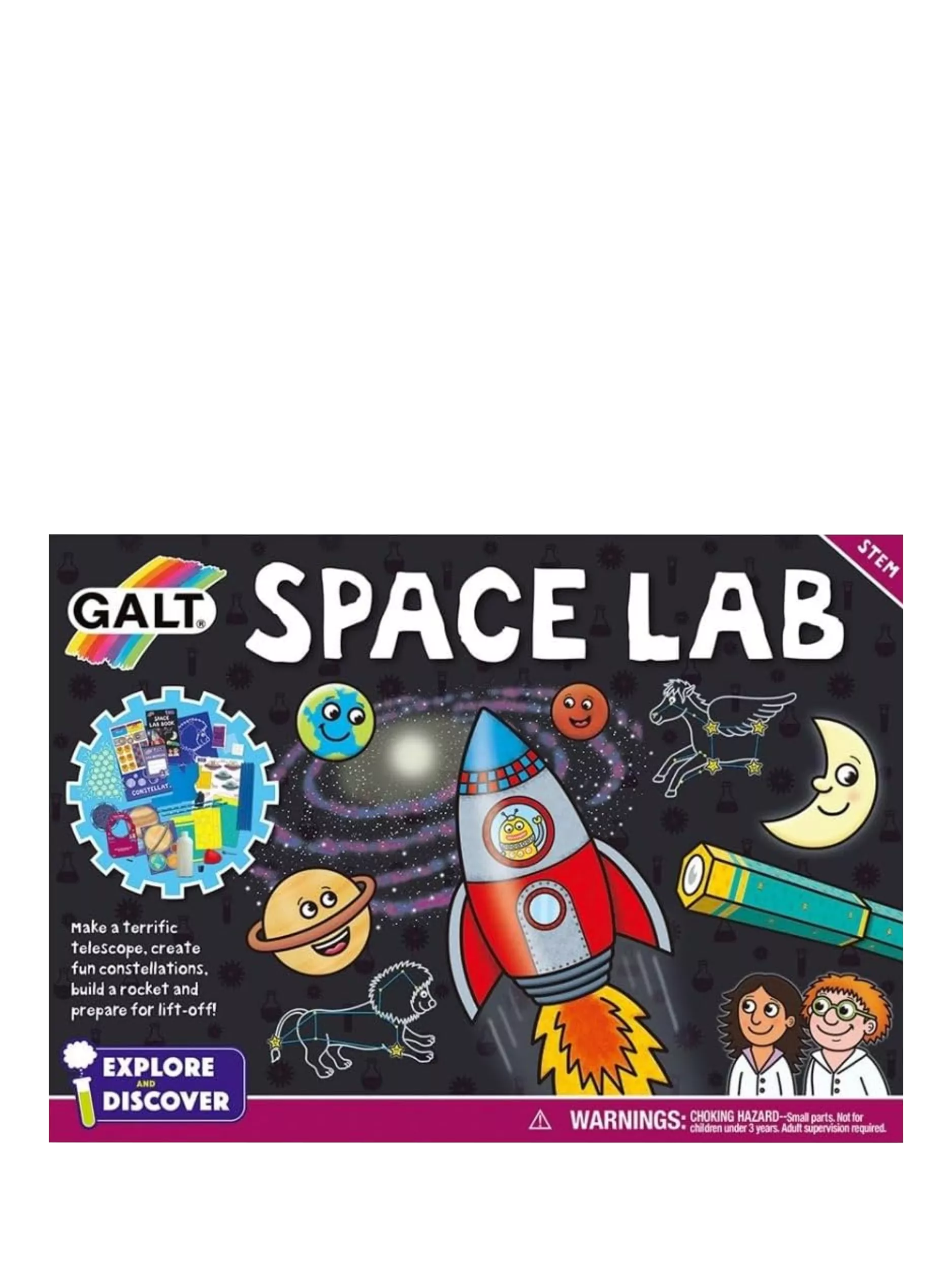 Galt Explore & Discover Space Lab STEM set for kids, UK version