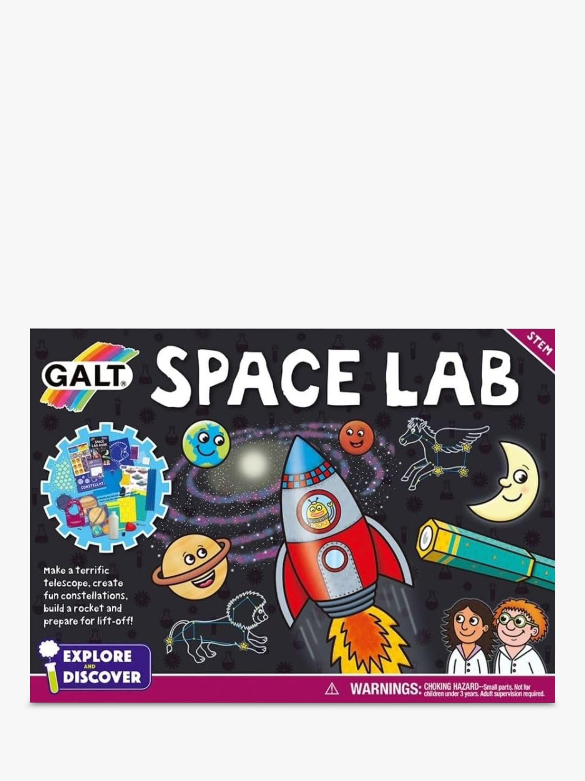 Galt Explore & Discover Space Lab STEM set for kids, UK version
