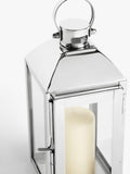 Stainless Steel Lantern Candle Holders Set of 2