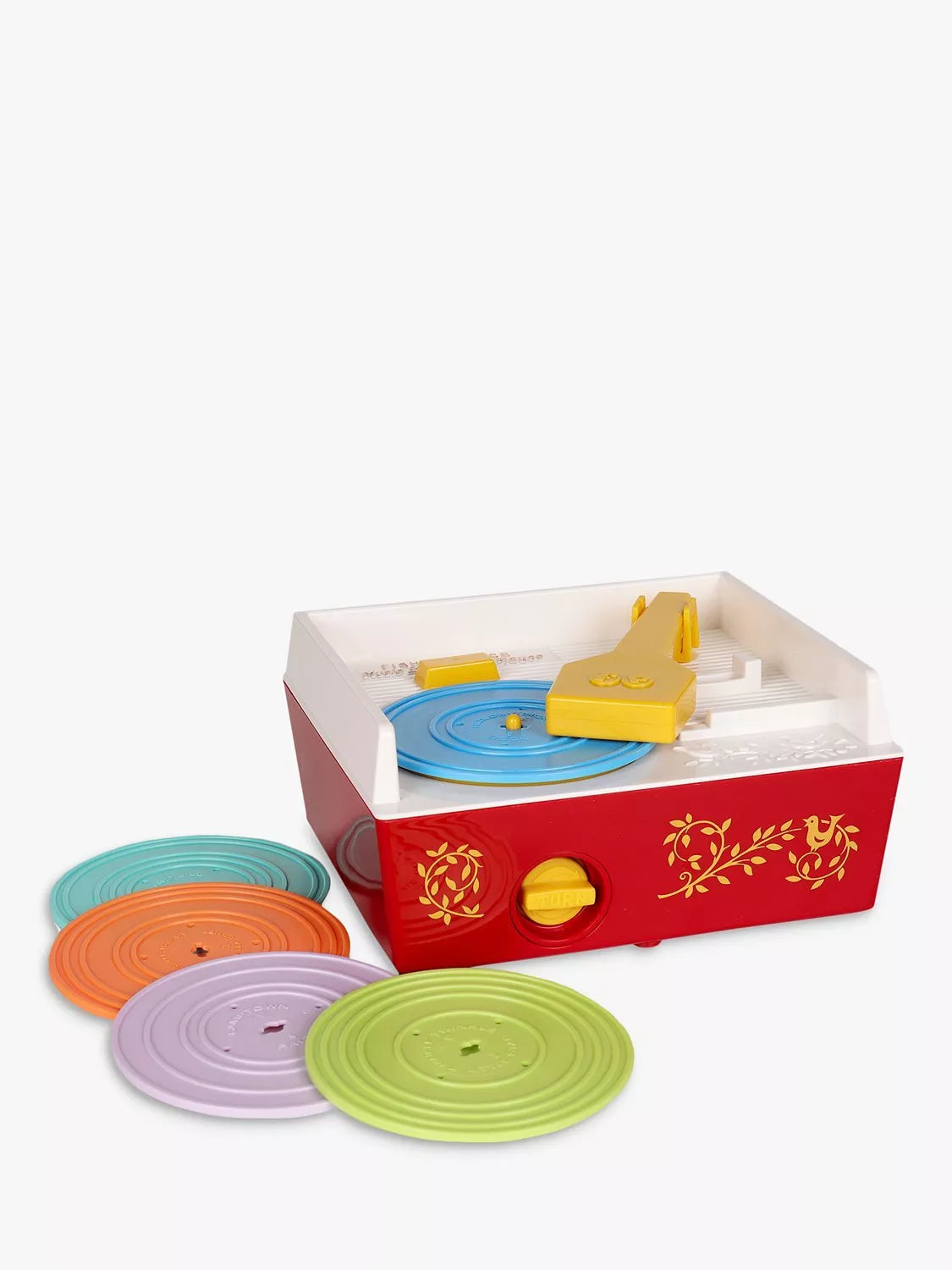 Fisher-Price music box record player toy - British product