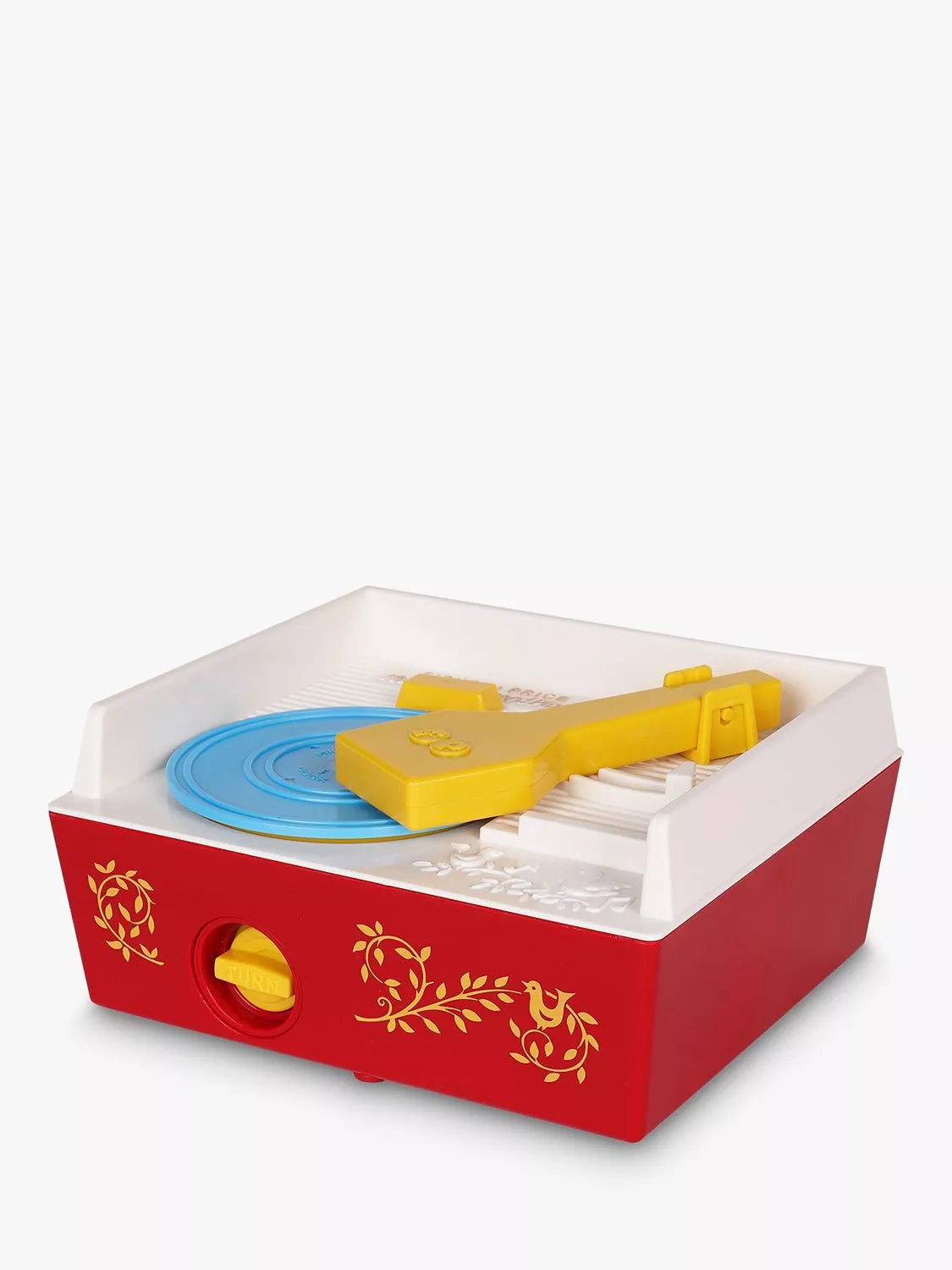 Fisher-Price music box record player toy - British product