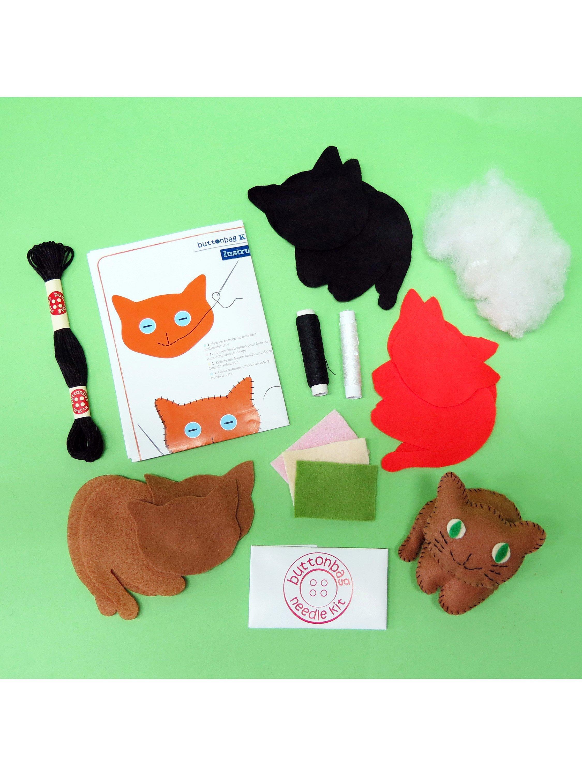Buttonbag Kitten Crew Sysett - Britisk produkt