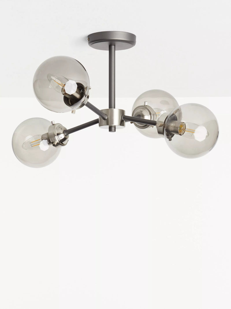 John Lewis Orb semi flush ceiling light, imported from the UK