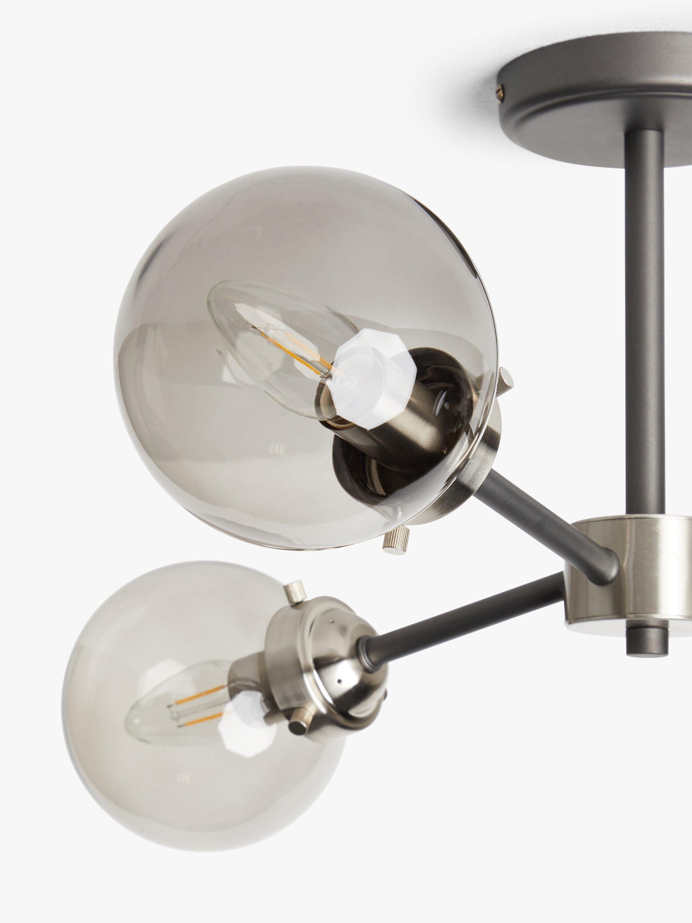 John Lewis Orb semi flush ceiling light, imported from the UK