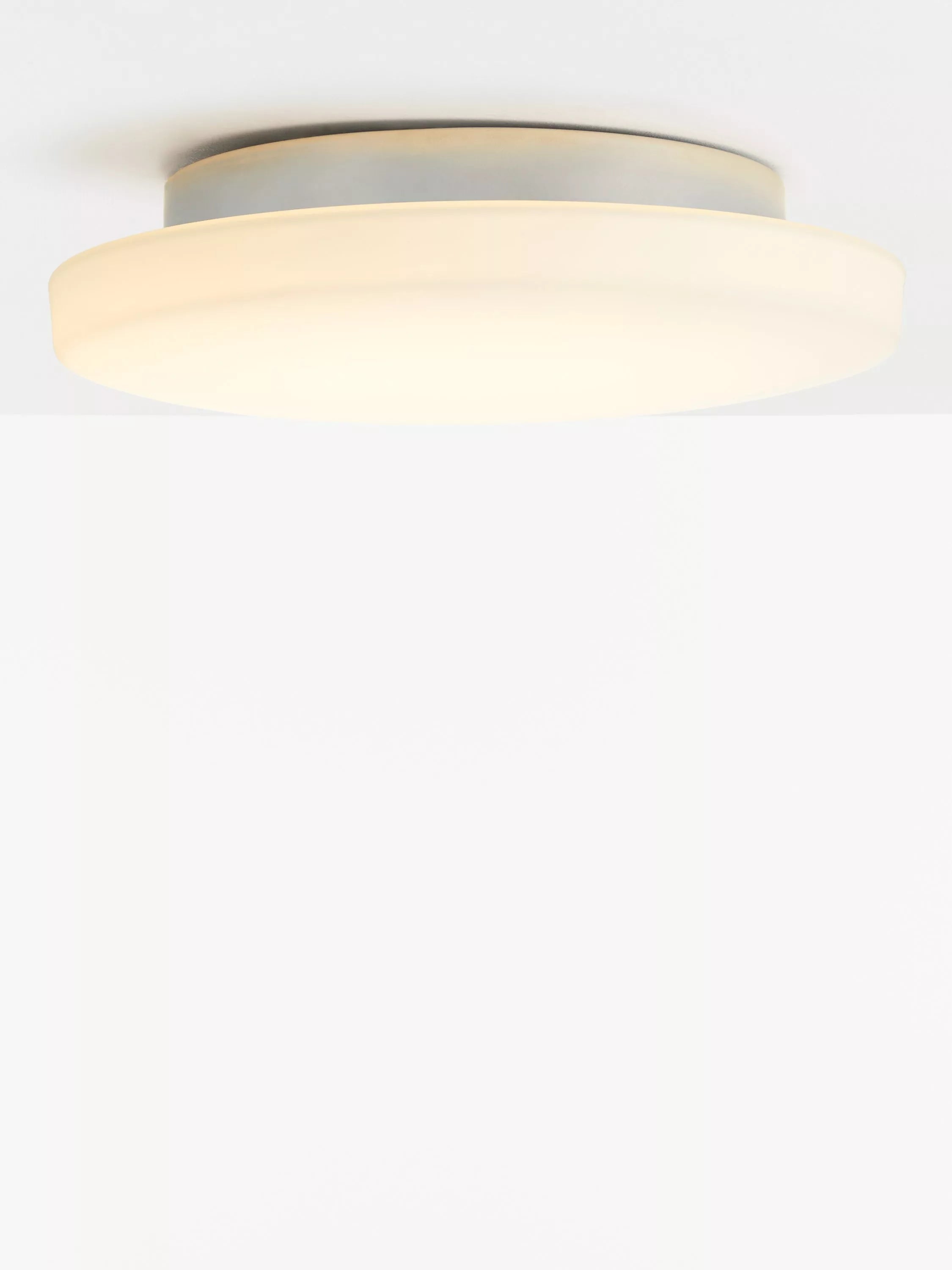John Lewis Moonbeam LED bathroom ceiling light white flush - British product