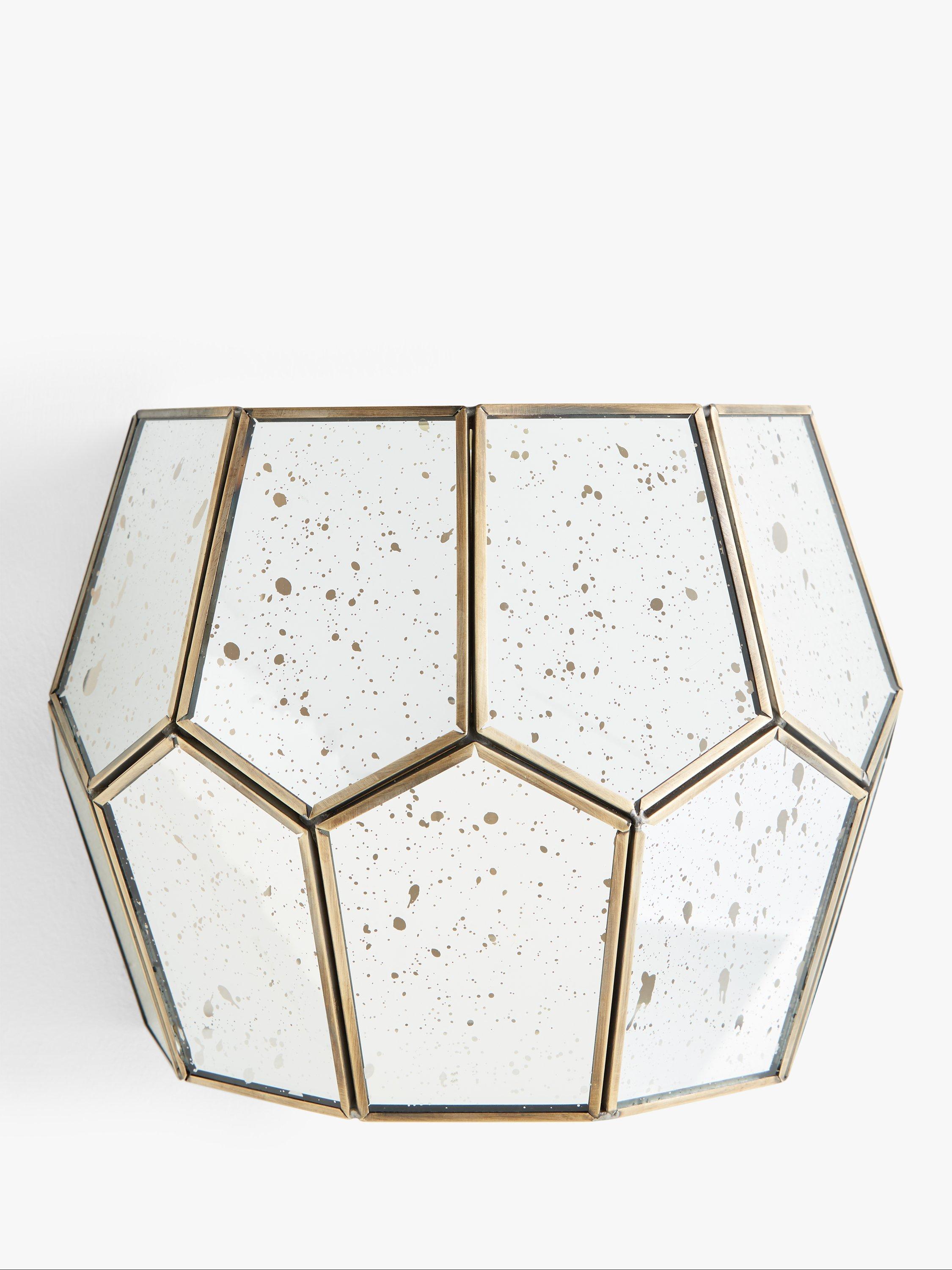 John Lewis Romy mirrored glass wall light (British brand)