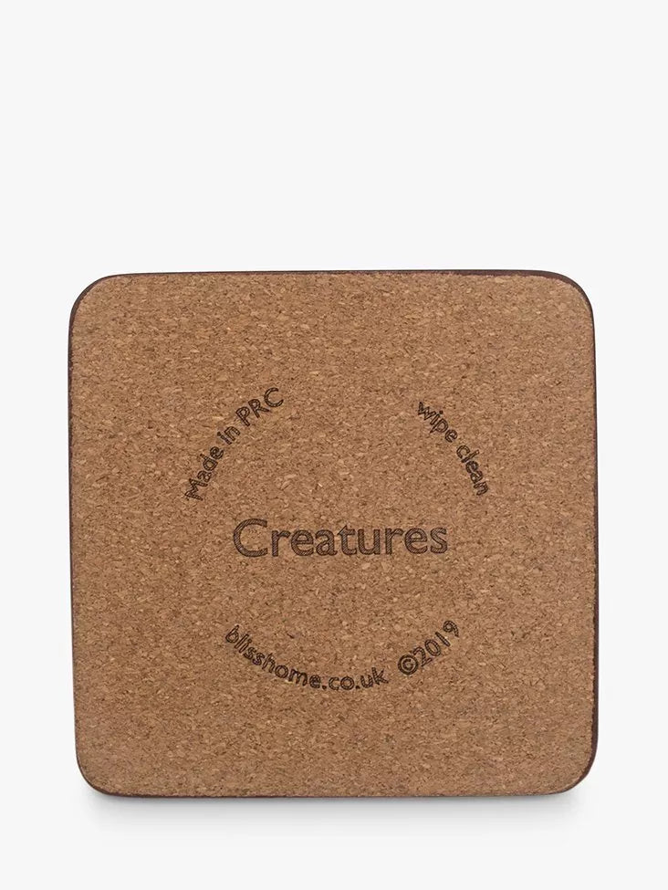 BlissHome sealife coasters set of 4, UK version