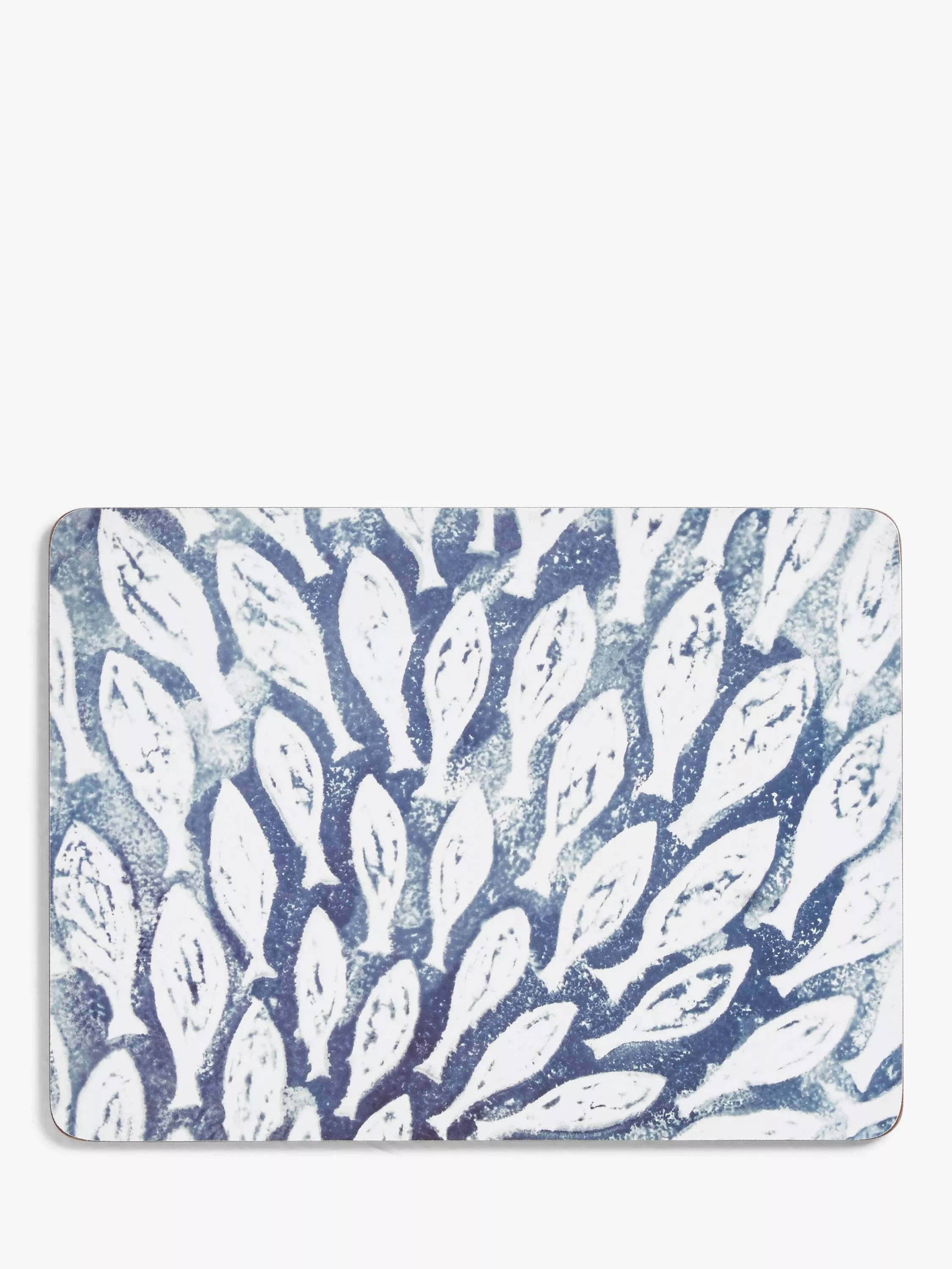 BlissHome cork-backed sealife placemats set of 4, imported from the UK