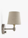John Lewis Ansel wall light brass pewter 23cm, UK version