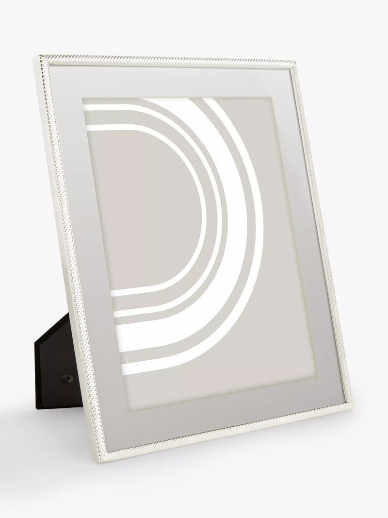 John Lewis Cambridge Silver Plated Photo Frame, 8 x 10 Inches