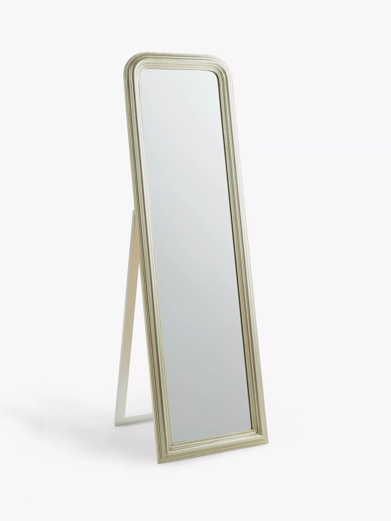 John Lewis cheval mirror champagne finish 165x50cm - British product