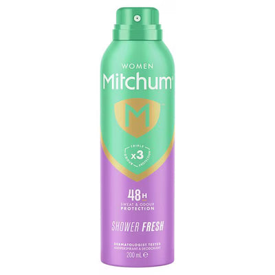 Superdrug Mitchum Shower Fresh Anti-Perspirant Deodorant Spray 200ml- Buy online at McGrocer