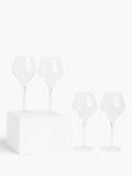 John Lewis Connoisseur red wine glasses set of 4 650ml - British product