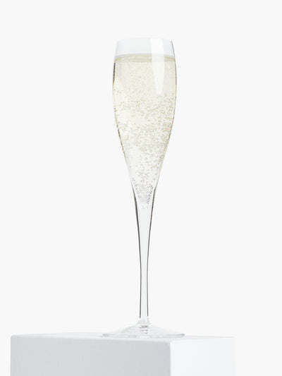 John Lewis Sett med 4 musserende vinglass i klart høyteknologisk krystallglass, 175 ml kapasitet - Kjøp online hos McGrocer