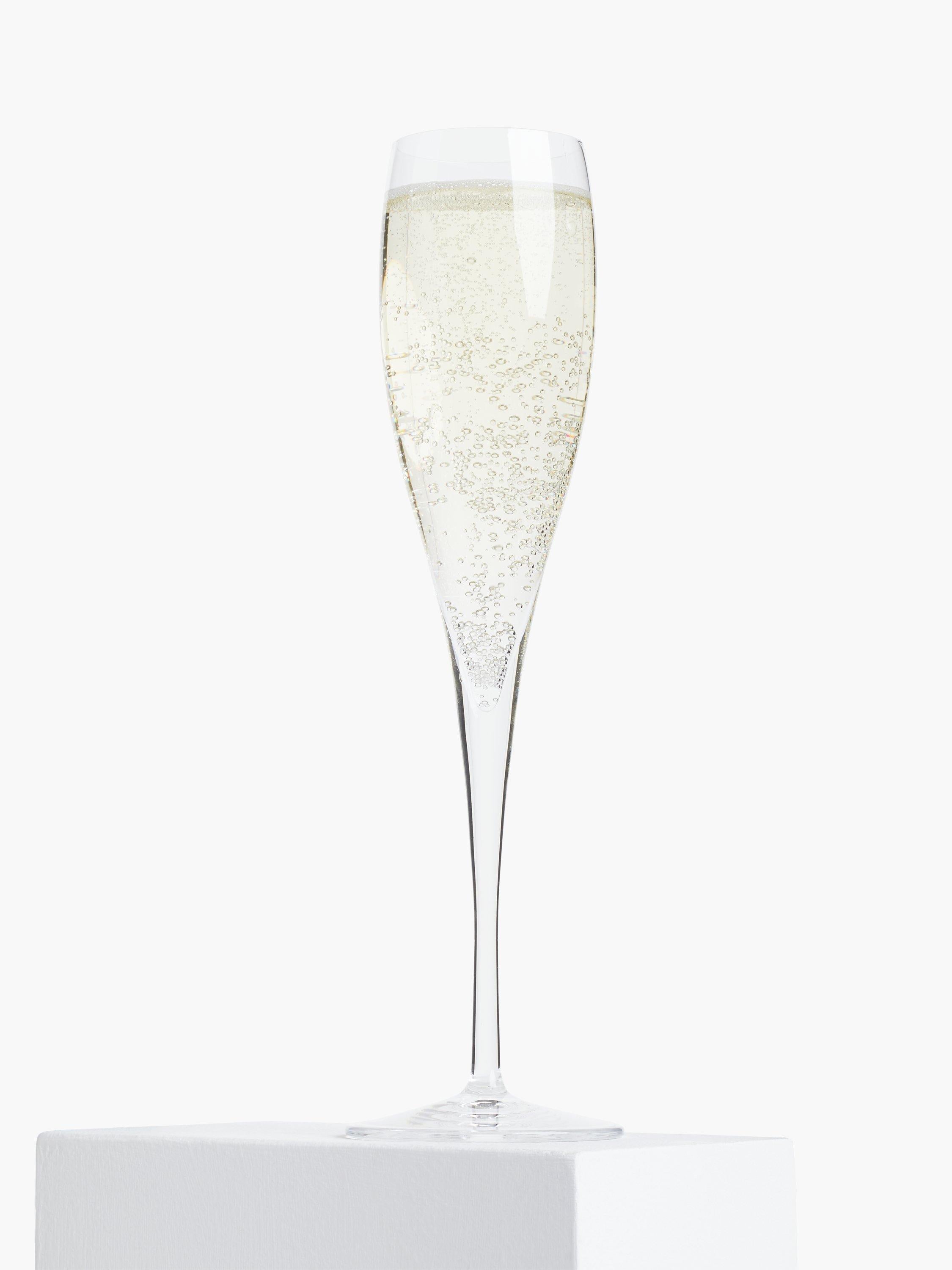 John Lewis clear sparkling wine flutes set of 4 175ml, UK version