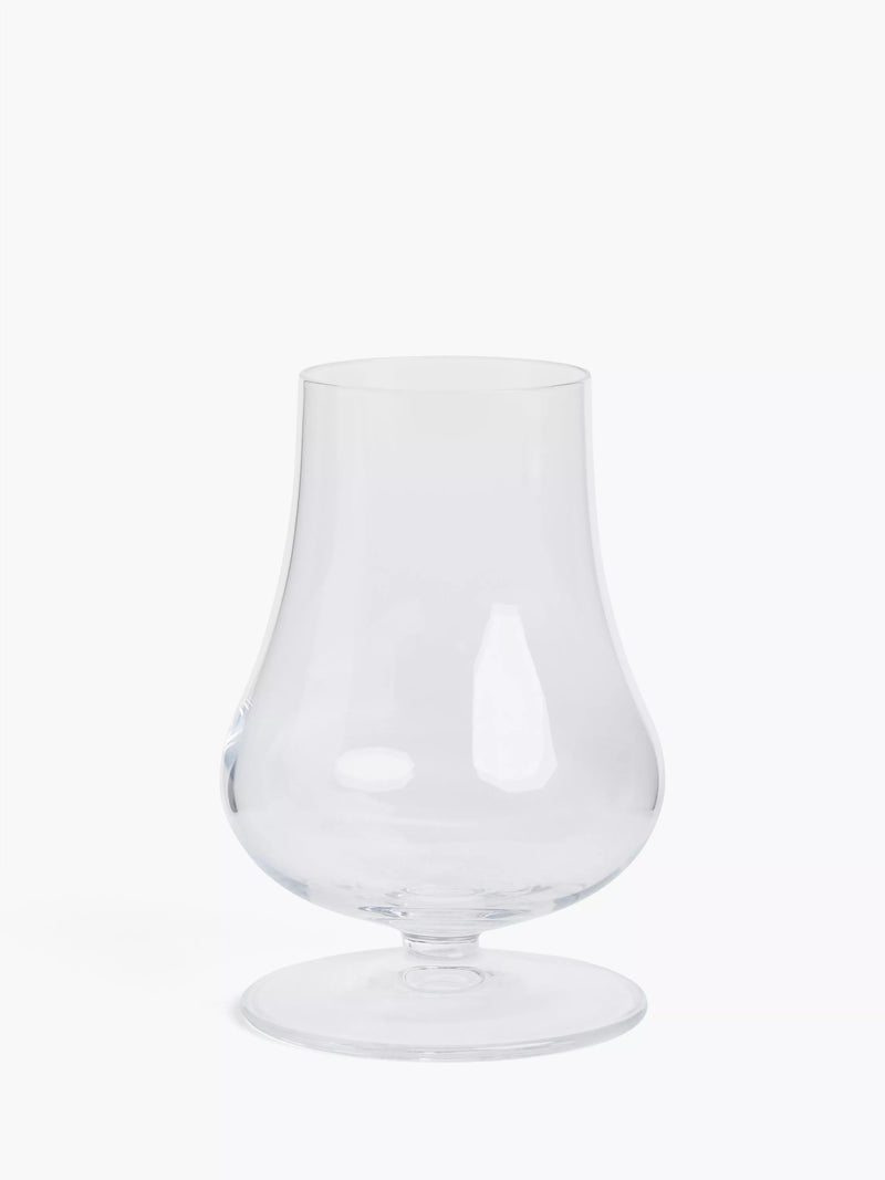 Set of two John Lewis clear whisky glasses, 230ml each, UK version