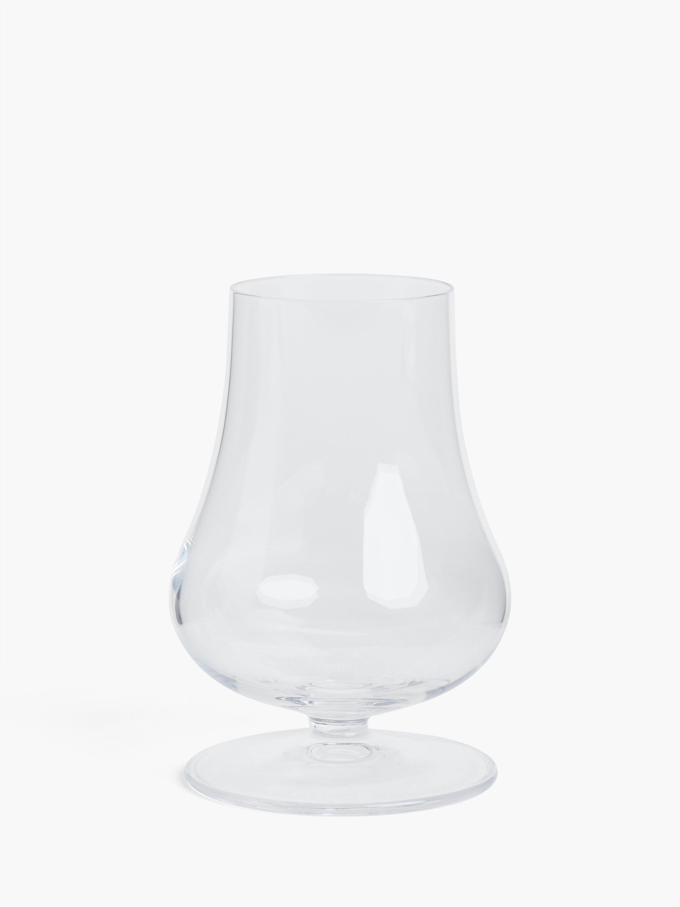 Set of two John Lewis clear whisky glasses, 230ml each, UK version