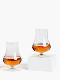 Set of two John Lewis clear whisky glasses, 230ml each, UK version