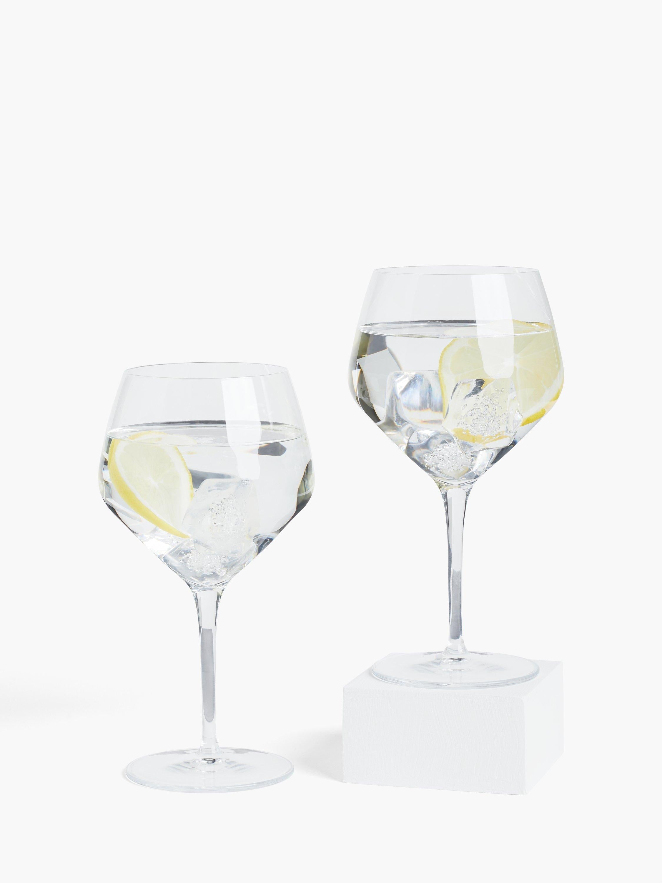 John Lewis Connoisseur gin glasses clear set of two 700ml, UK version
