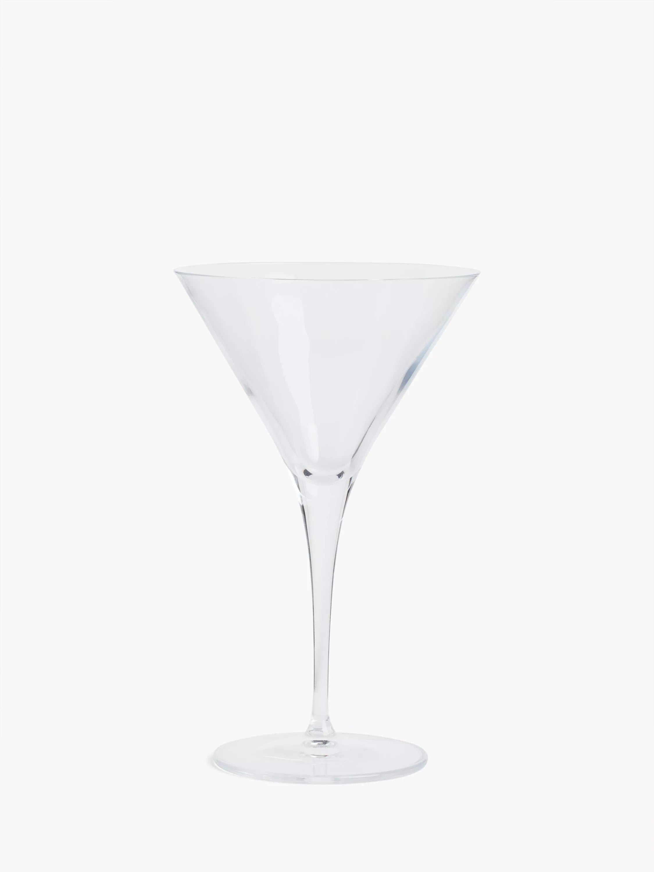 John Lewis martini cocktail glasses clear set of 2 300ml, UK version