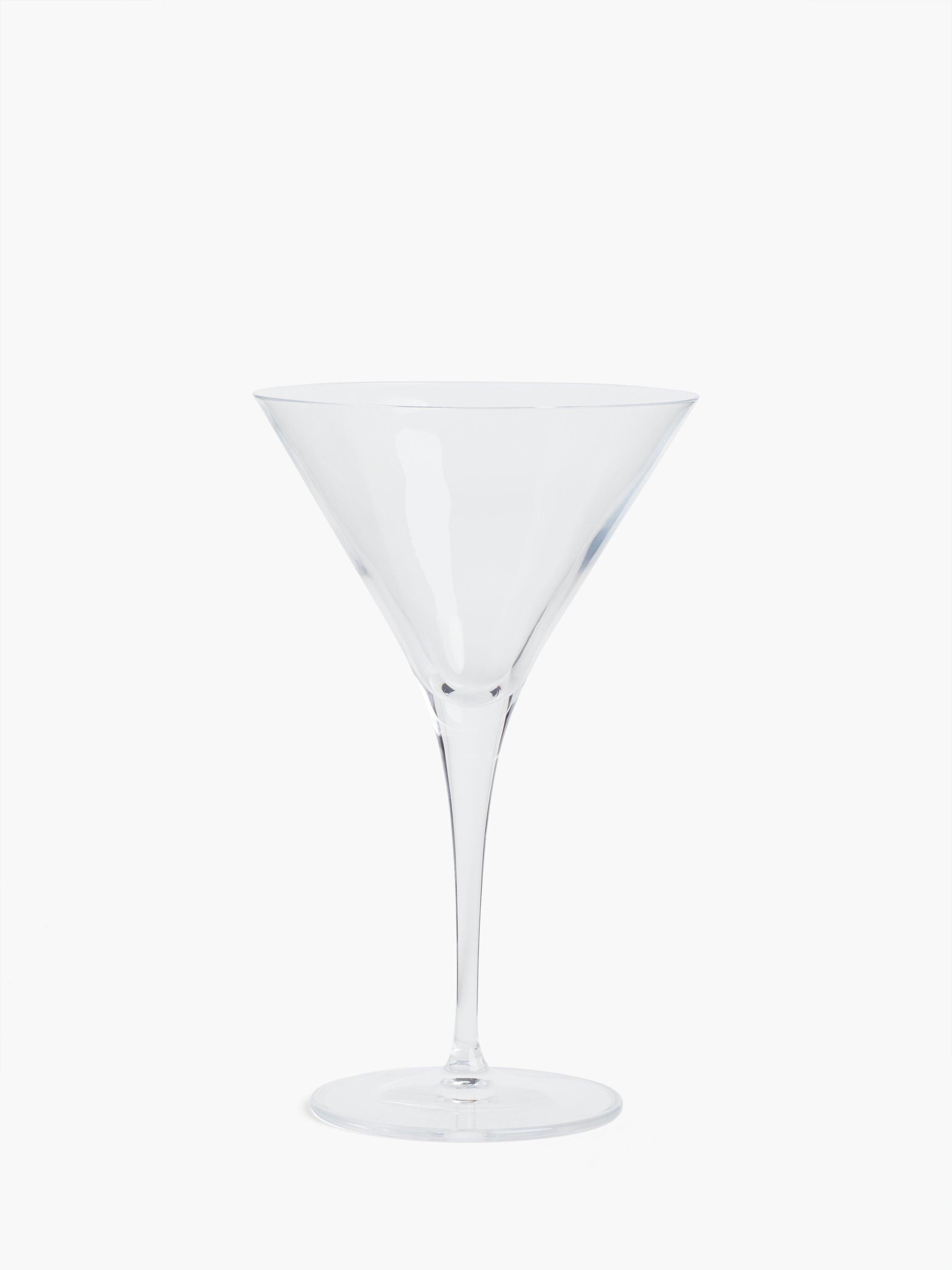 John Lewis martini cocktail glasses clear set of 2 300ml, UK version