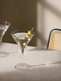 John Lewis martini cocktail glasses clear set of 2 300ml, UK version