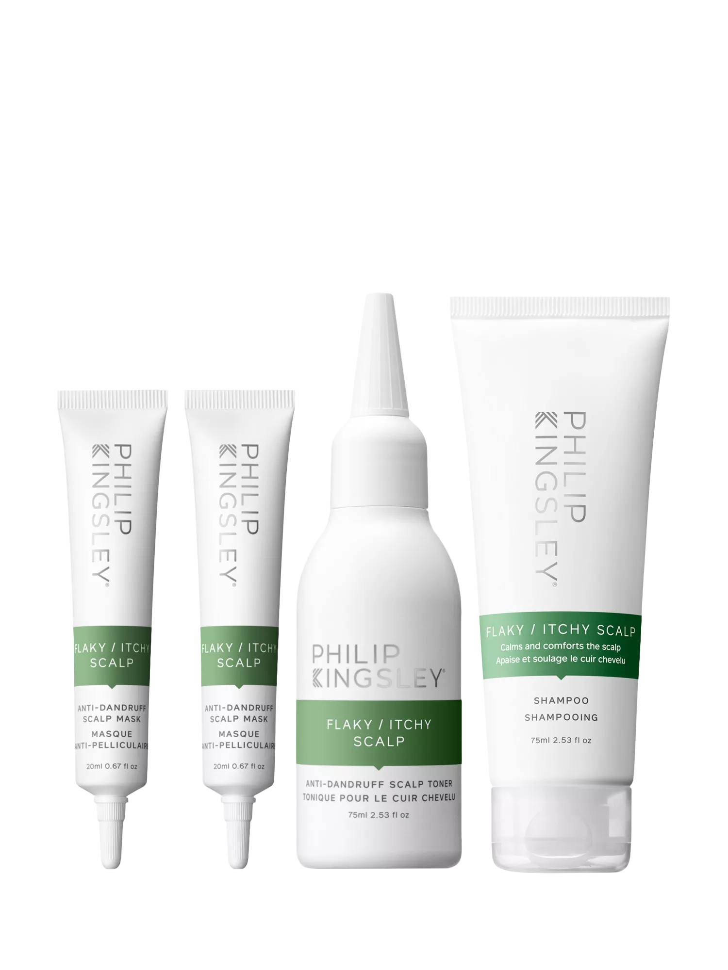 Philip Kingsley Flaky Itchy Scalp 8-Day Kit, imported from the UK