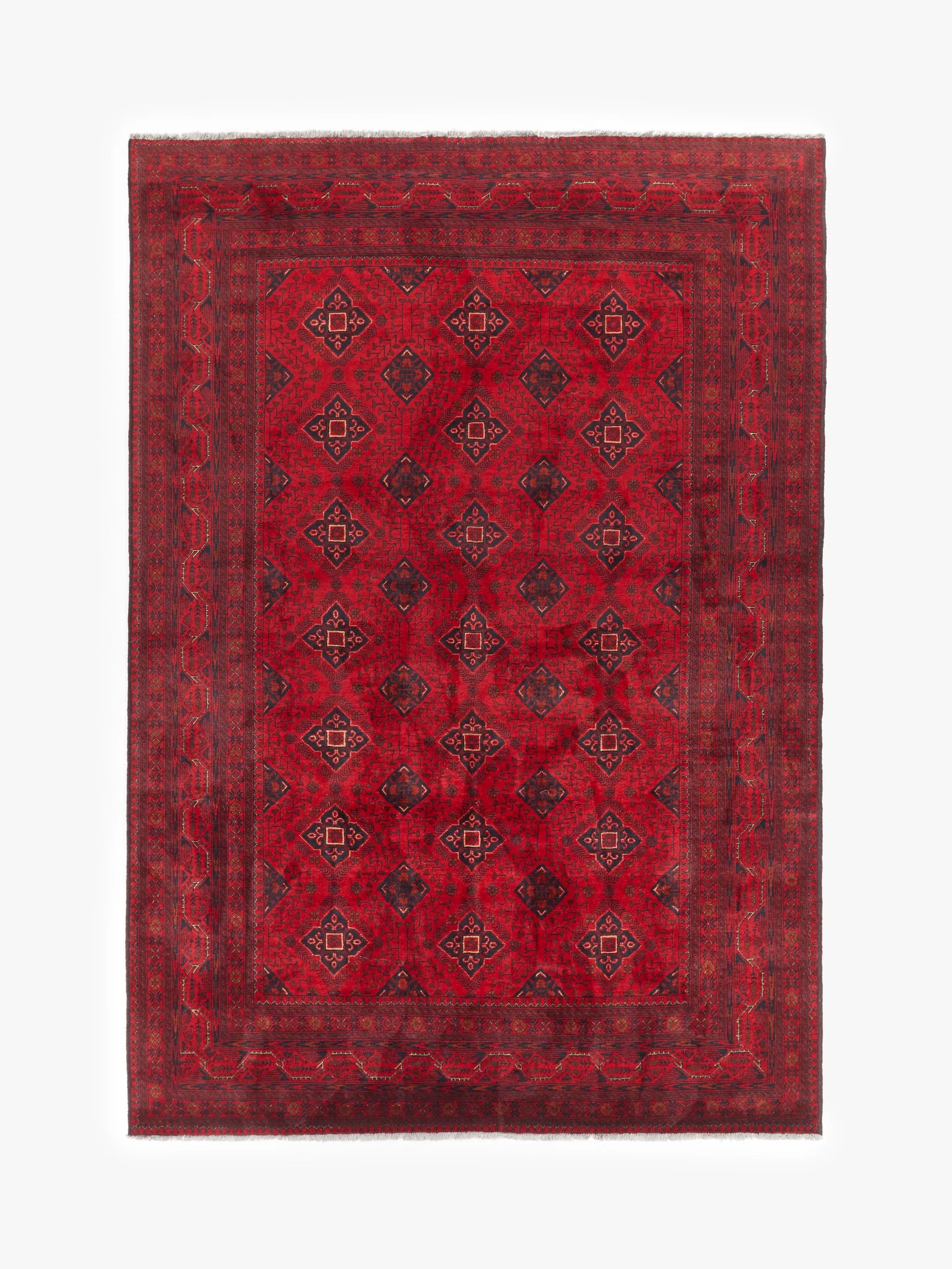 Gooch Luxury red hand knotted rug 145x95cm, UK version