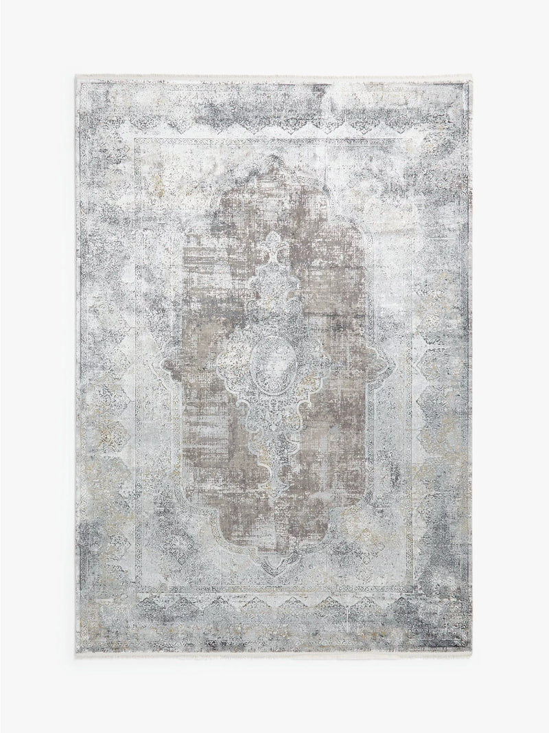 Gooch Luxury distressed medallion rug 290x200cm, imported from the UK