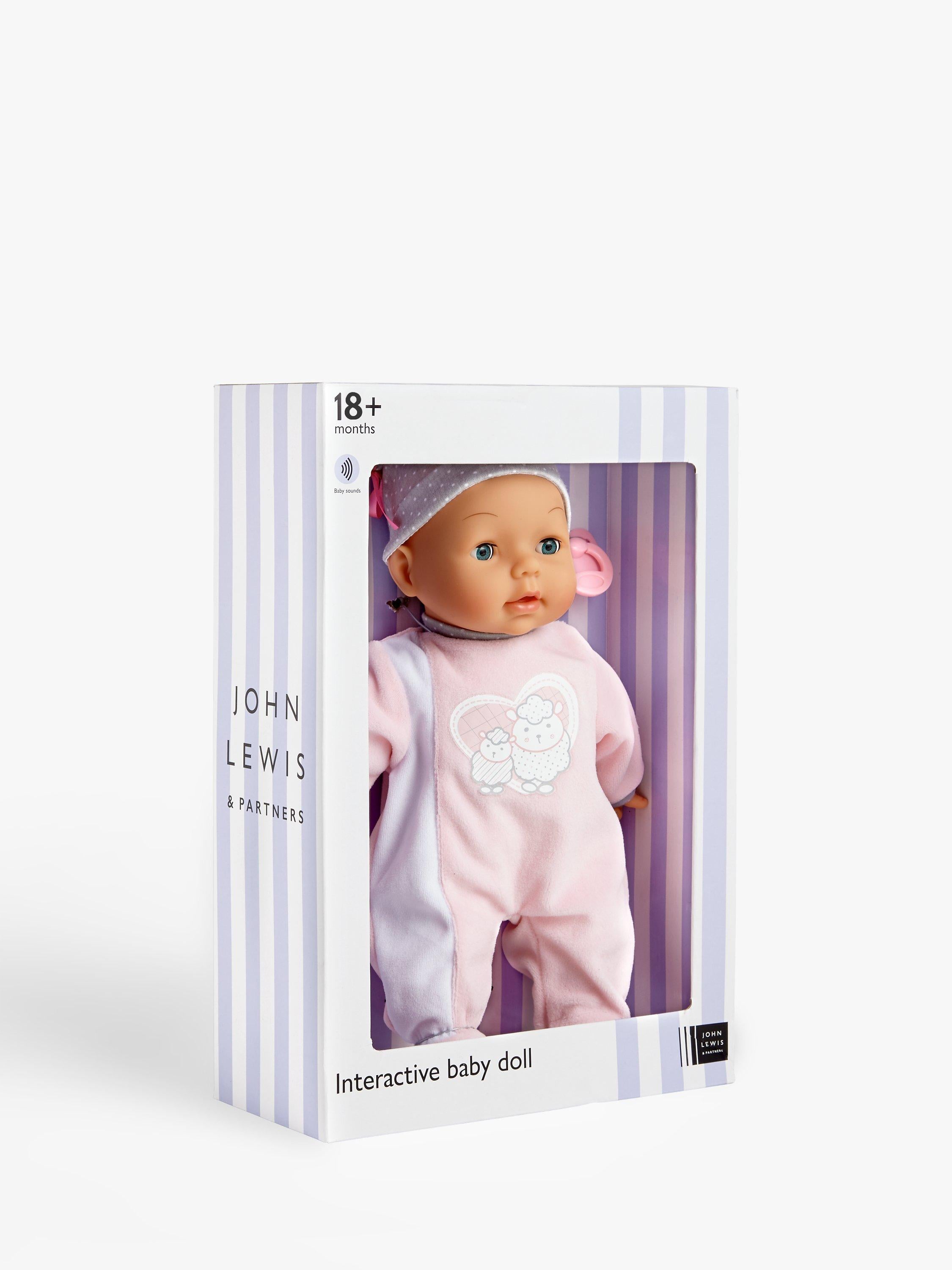 John Lewis interactive baby doll, UK version