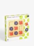 John Lewis wooden noughts and crosses game, UK version