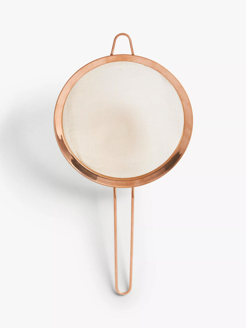 John Lewis copper stainless steel sieve 18cm, UK version