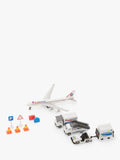 Airport play set with passenger airliner and support vehicles, UK version