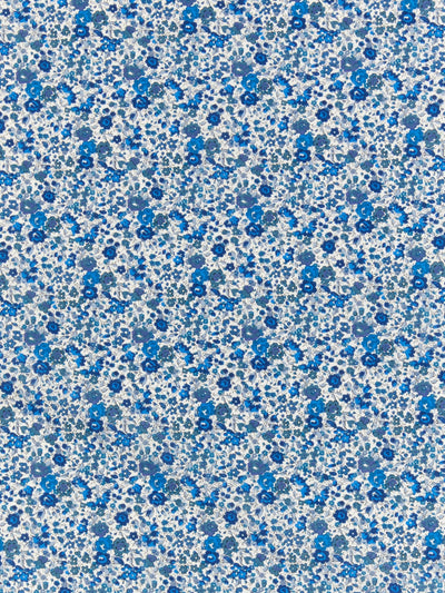 John Lewis Liberty Fabrics Tana Lawn Emma and Georgina Floral Print Fabric Blue 136cm- Buy online at McGrocer