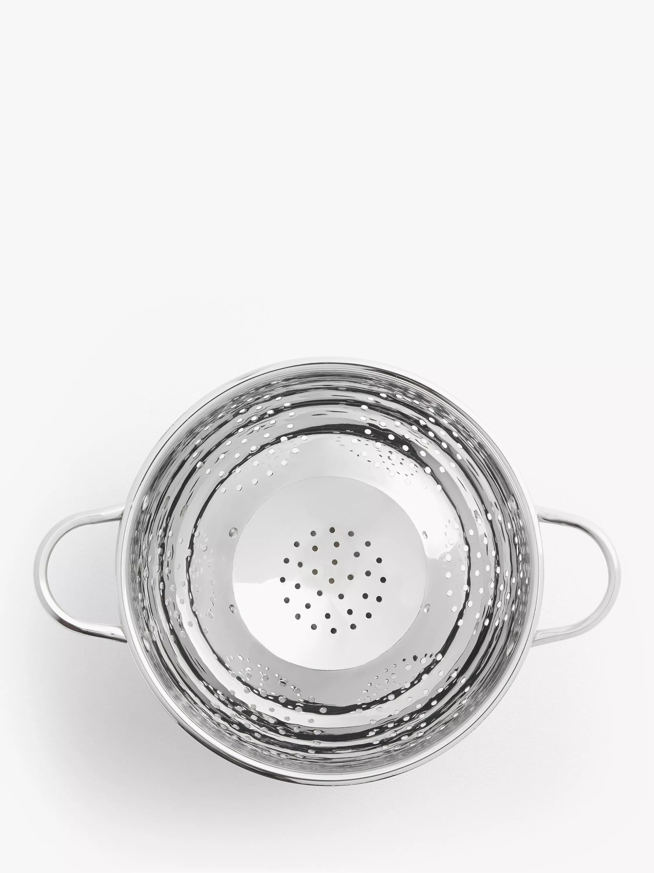 John Lewis stainless steel footed colander 27cm (British brand)