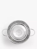 John Lewis stainless steel footed colander 27cm (British brand)