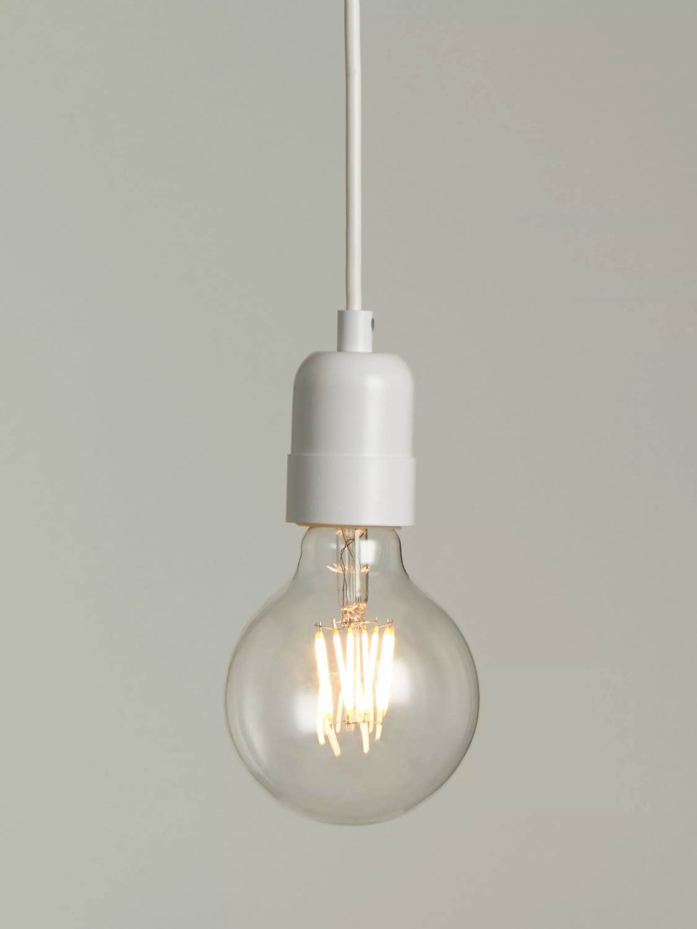 John Lewis ceiling pendant cord white adjustable (British brand)