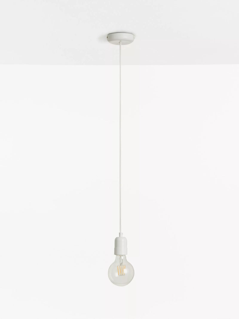 John Lewis ceiling pendant cord white adjustable (British brand)