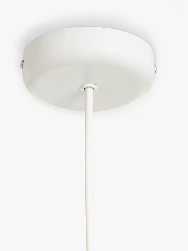 John Lewis ceiling pendant cord white adjustable (British brand)