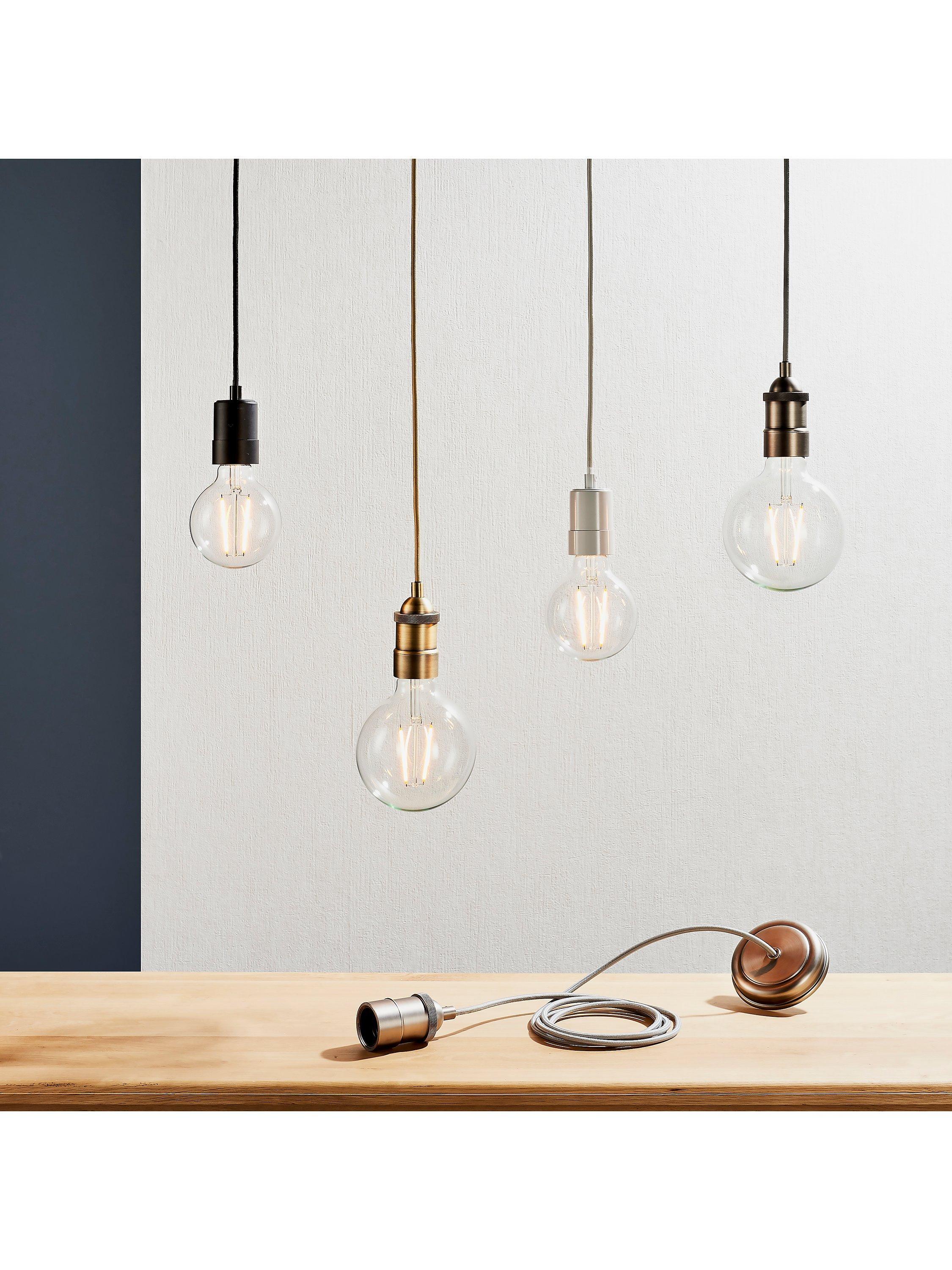 John Lewis Scandi ceiling pendant cord adjustable 1.6m, UK version