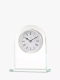 Acctim glass mantel clock H17cm - British product