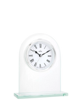 Acctim glass mantel clock H17cm - British product